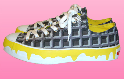 Ice Cream Canvas Waffle Low Top