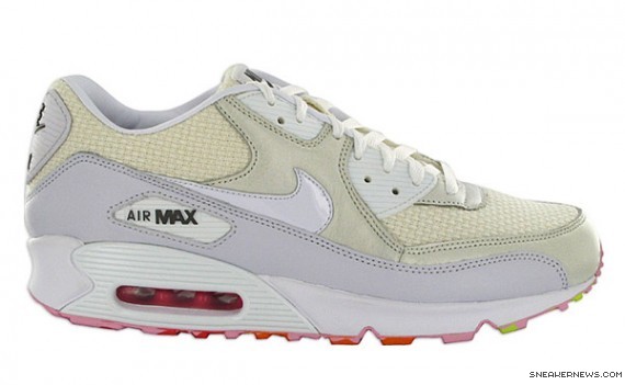Nike Air Max 90 – Sail – Grey – Pink