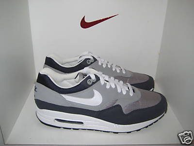 Nike Air Max 1 - Grey - Dark Blue