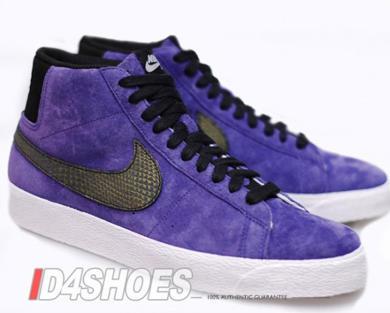 Nike SB Purple Suede Blazer High Premium