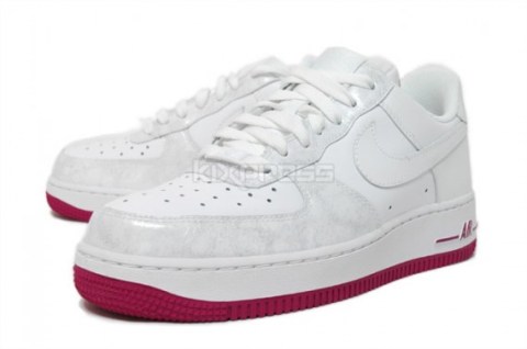 Nike Womens Air Force 1 - White - White - Rave Pink - SneakerNews.com