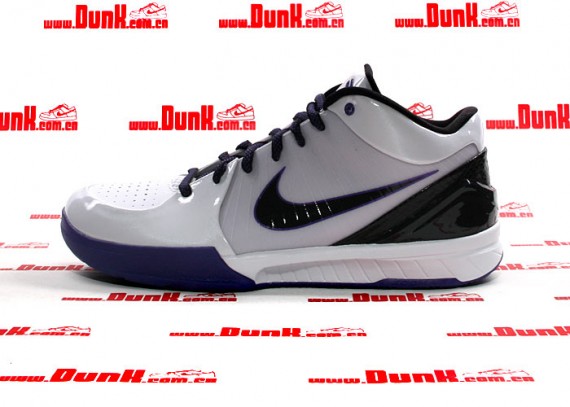 Nike Zoom Kobe IV - White - Black - Varsity Purple - Alternate
