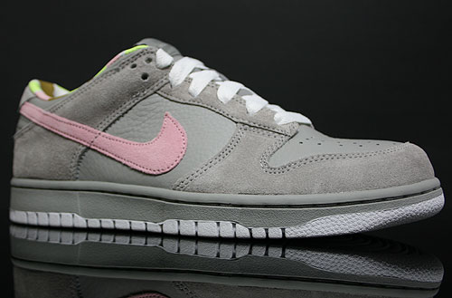 Nike Dunk Low WMNS CL “Medium Grey/Pink Glaze-White”