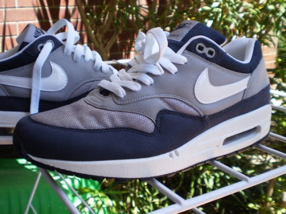 Nike Air Max 1 – Grey – Dark Blue