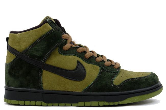 Nike Dunk High Pro SB - Hulk - Camper Green - Black - Deep Forest