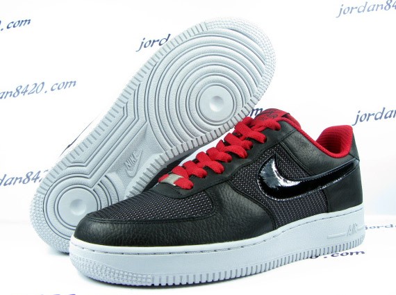 Nike Air Force 1 Premium 09 - Black Red