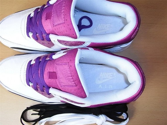 Nike Air Max 90 Sample - White/Purple/Black - SneakerNews.com