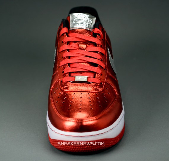 Nike Air Force 1 Bespoke - Red Metallic by Mayor