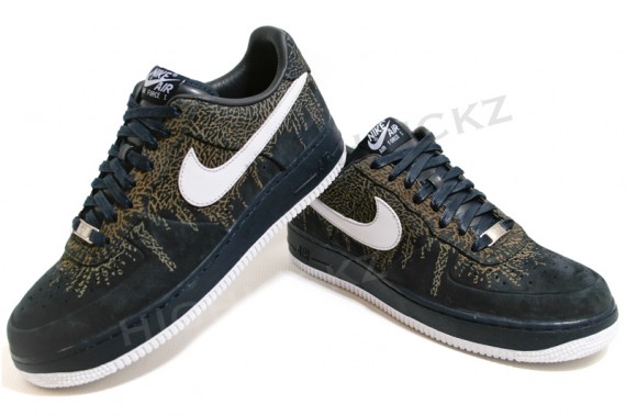 Nike Air Force 1 Low Quickstrike - Dark free - White - Elephant Print