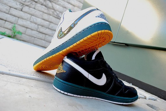 Air Jordan I Low Phat – Championship Pack – Supersonics – New Images