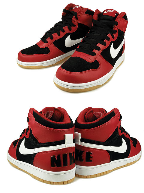 Nike Big Nike Hi - Black - Red - White - Gum