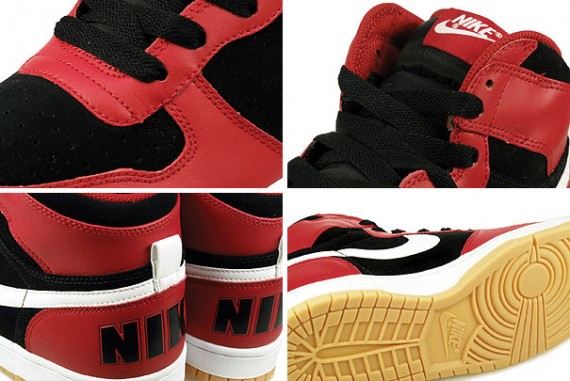 Nike Big Nike Hi - Black - Red - White - Gum