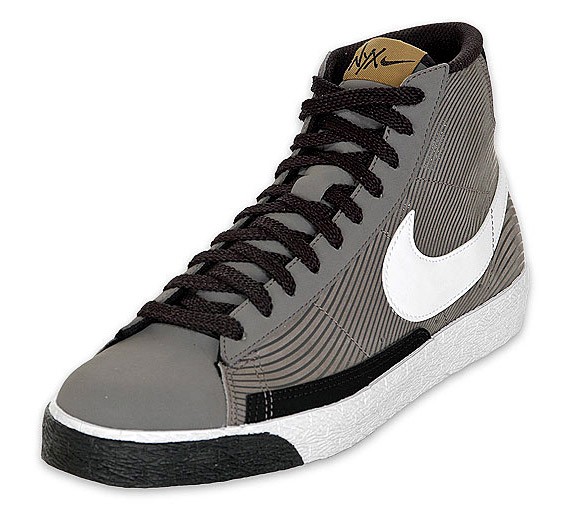 nike blazer high gray