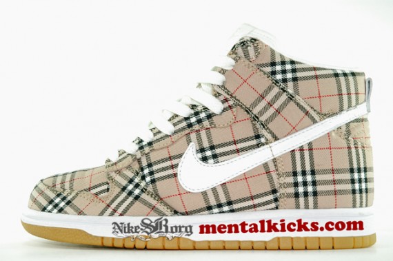 Nike Dunk High Burberry Plaid - Not Married to the Mob