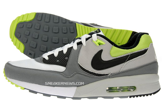 nike air max grey neon green