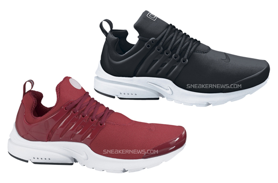 nike air presto red running shoes