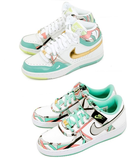 Nike Womens Court Force & Vandal Low - Pucci Pack