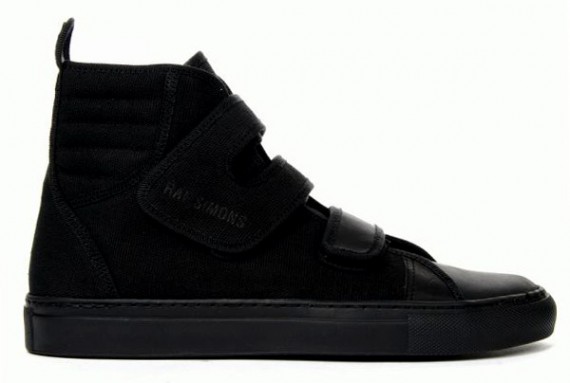 High top clearance sneakers with velcro