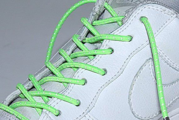 UCS (Caol Uno) 3M Reflective Laces – Lime Green