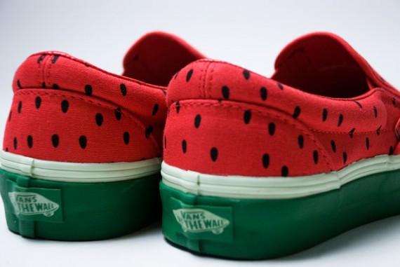 vans watermelon print sneakers