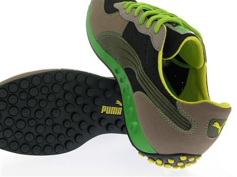 Puma Easy Rider Trek - Black - Dark Olive - Fluorescent Green