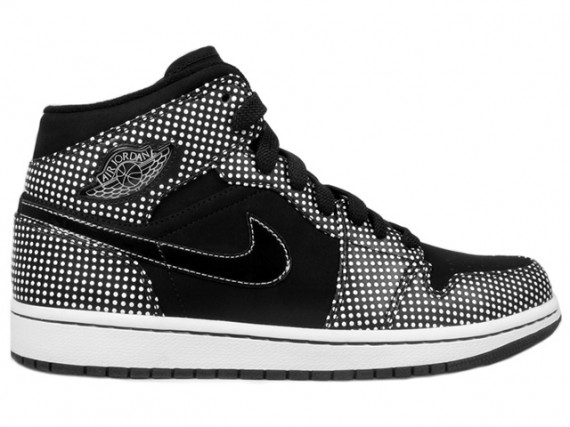 Air Jordan 1 Retro - Black - White - Polka Dots