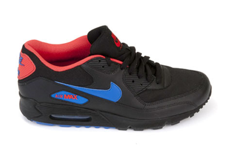 Nike Air Max 90 Premium - Black - Blue 