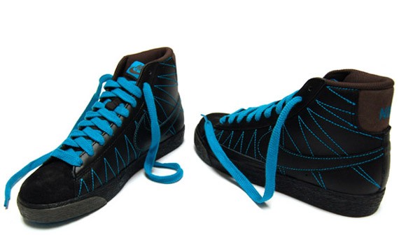 Nike Blazer Mid - Ice Breaker - Black - Neo Turquoise