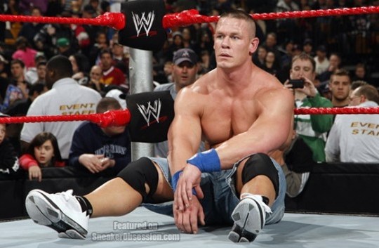WWE Champ John Cena in the Air Jordan 2009