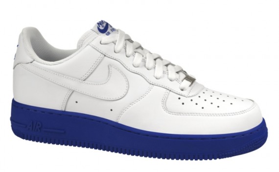 Nike Air Force 1 – White – Royal Blue – Footaction Exclusive