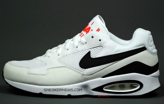 nike air max st white black hot red