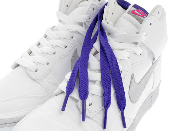 Nike Dunk High Nylon Premium White Neutral Grey Purple 3