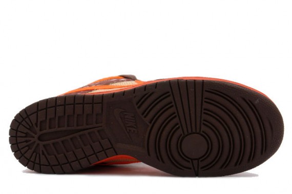 Nike Dunk Low Pro SB - Hunter - Natural Burlap - Orange Blaze
