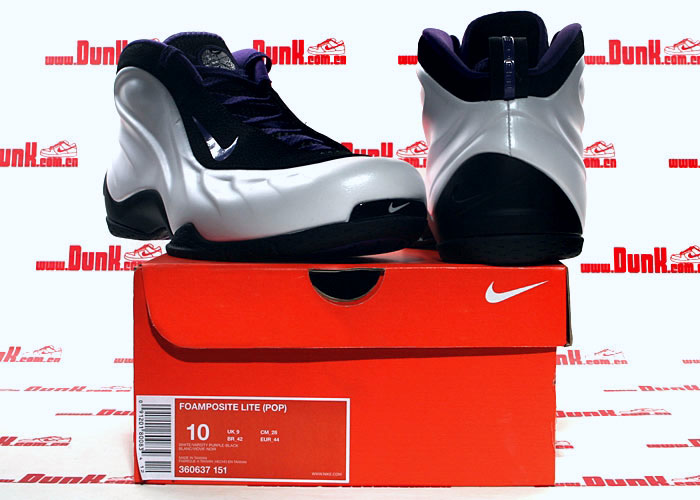Nike Foamposite Lite Playoff Pack - Silver - Purple Nike Foamposite Lite Playoff Pack Silver Purple 06