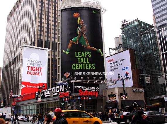 80 Foot Tall Nike x Nate Robinson Kryptonate Billboard