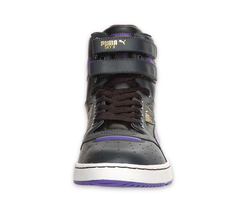 Puma Sky II Hi Weave - Black - Purple