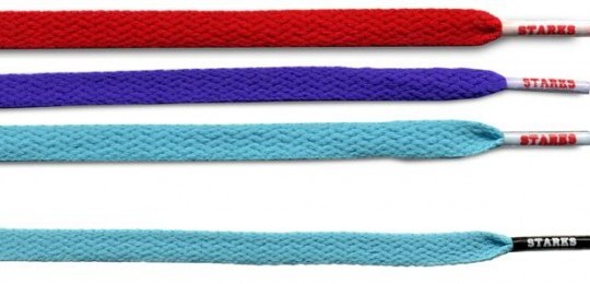 Starks Laces – Solids Pack – Red – Purple – Tiffany