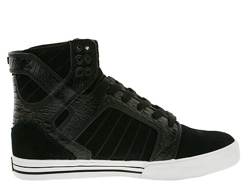 Supra Muska Skytop - Black Croc - SneakerNews.com