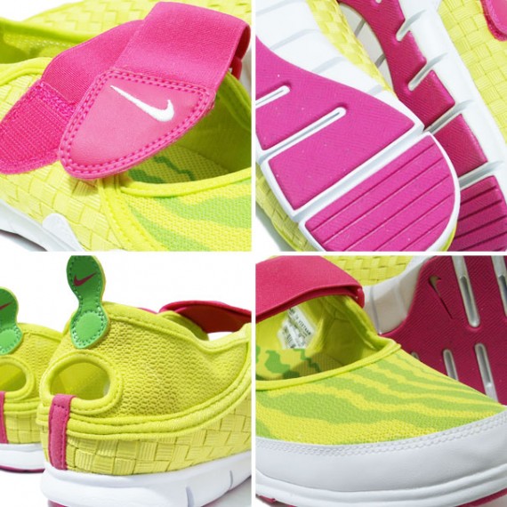 Nike Women’s Aqua Woven ND - Yellow - Pink