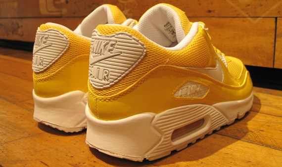 Nike Air Max 90 Womens - Maize Patent Leather