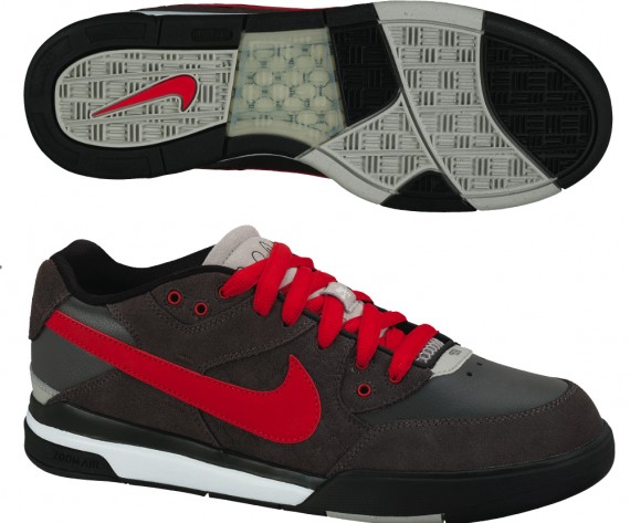 Nike SB Zoom Paul Rodriguez (P-Rod) 3 – Fog – Red