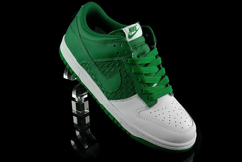 Nike Dunk Low - White - Green Woven 26537sa
