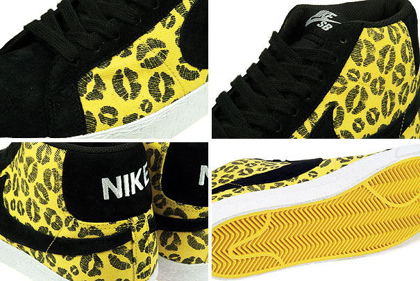 Nike Blazer Premium SB - Kisses - Black - Midwest Gold 314070 711 03