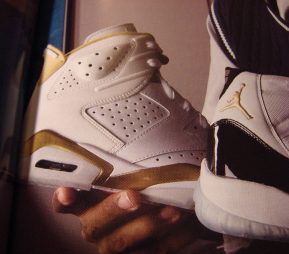 Air Jordan VI - White - Gold - Sample