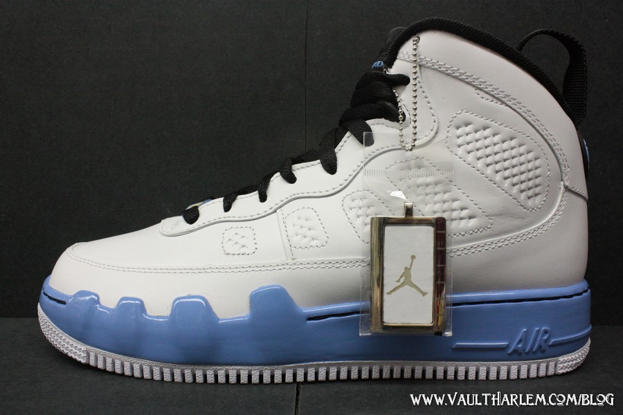 Air Jordan Force IX (AJF9) – White – Black – University Blue