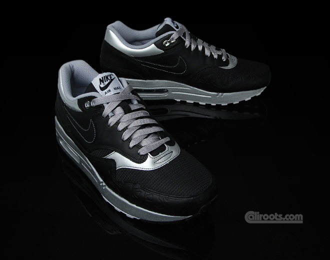 nike-air-max-1-black-silver-lunar-6 Nike Air Max 1 Black Silver Lunar 6