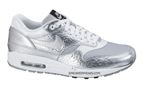 Nike Air Max 1 ND - White - Metallic Silver - SneakerNews.com