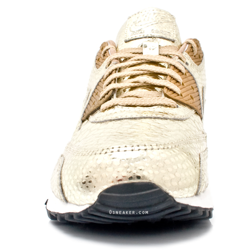 Nike Air Max 90 - Metallic Gold Crocodile Print - SneakerNews.com