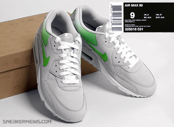 Nike Air Max 90 Grey Mean Green 04