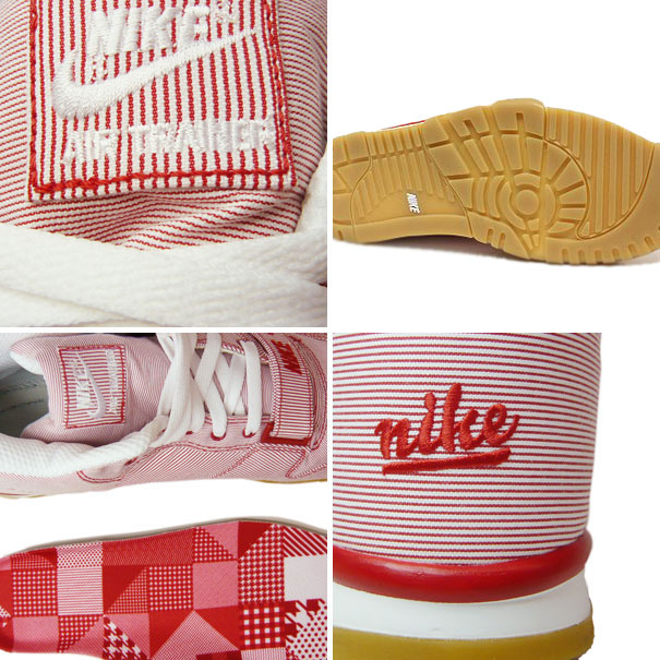 nike-air-trainer-1-premium-qk-2 Nike Air Trainer 1 Premium QK - Sport Red - White - Gum Light Brown
